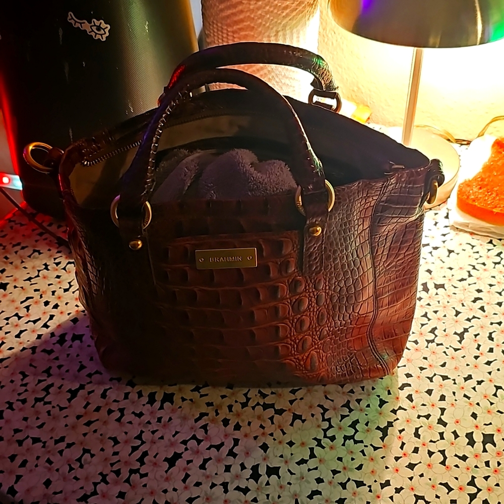 BRAHMIN ALLIGATOR SKIN PURSE